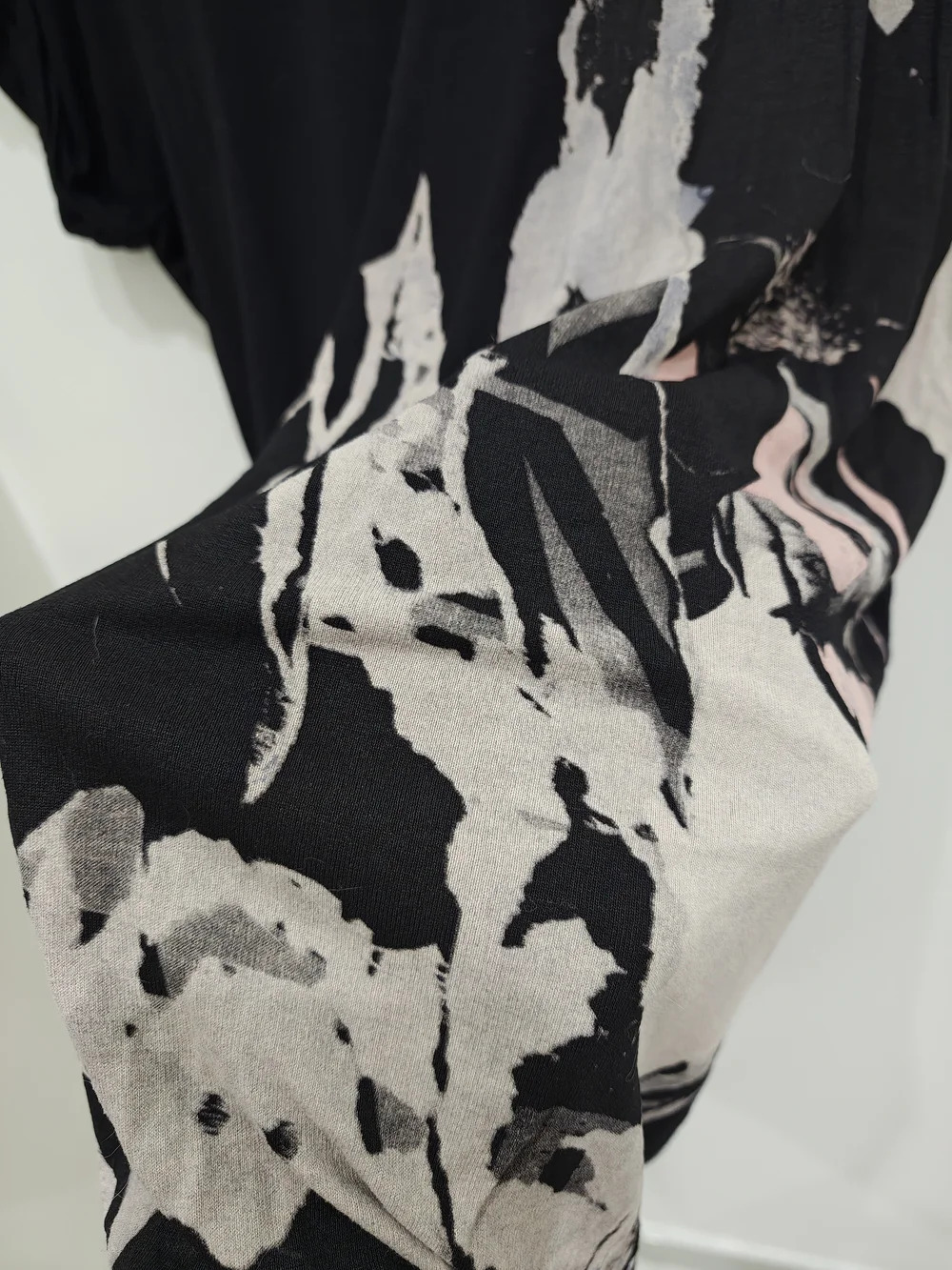 All Saints Black Crew Neck Tunic Top Size XS - Picture 5 of 5